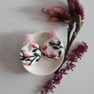 Naušnice "magnolije"