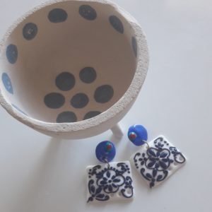 Naušnice "kockice"