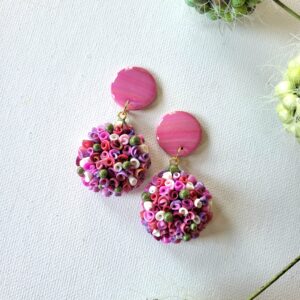 naušnice "cvjetni buket"