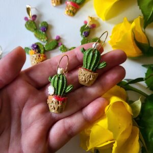 naušnice "kaktus" (razni)