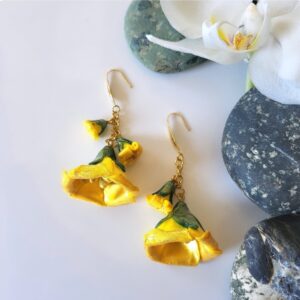 Naušnice "anđeoske trube-žute"