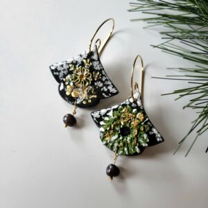 Naušnice "božićni bor"