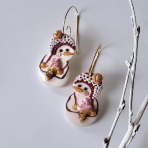 Naušnice "snjegovići"