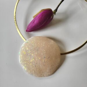 Ogrlica s privjeskom-zlatna (choker)